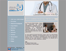 Tablet Screenshot of endocrinologiaintegral.com